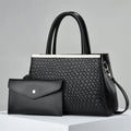 2 In 1 Bold Luxe Structured Handbag - Women's Fashion PU Handbag - LADYLINE X