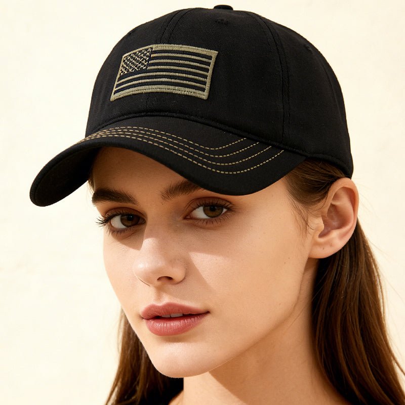 American Flag Baseball Cap - LADYLINE X