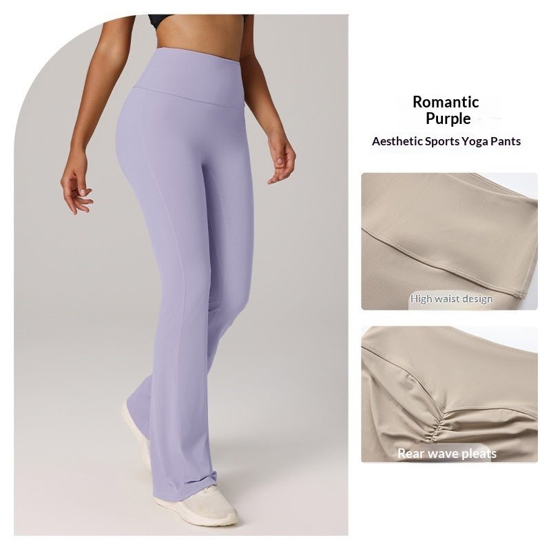 Butt - lifting Fitness Flared Yoga Running And Pilates Pants - LADYLINE X