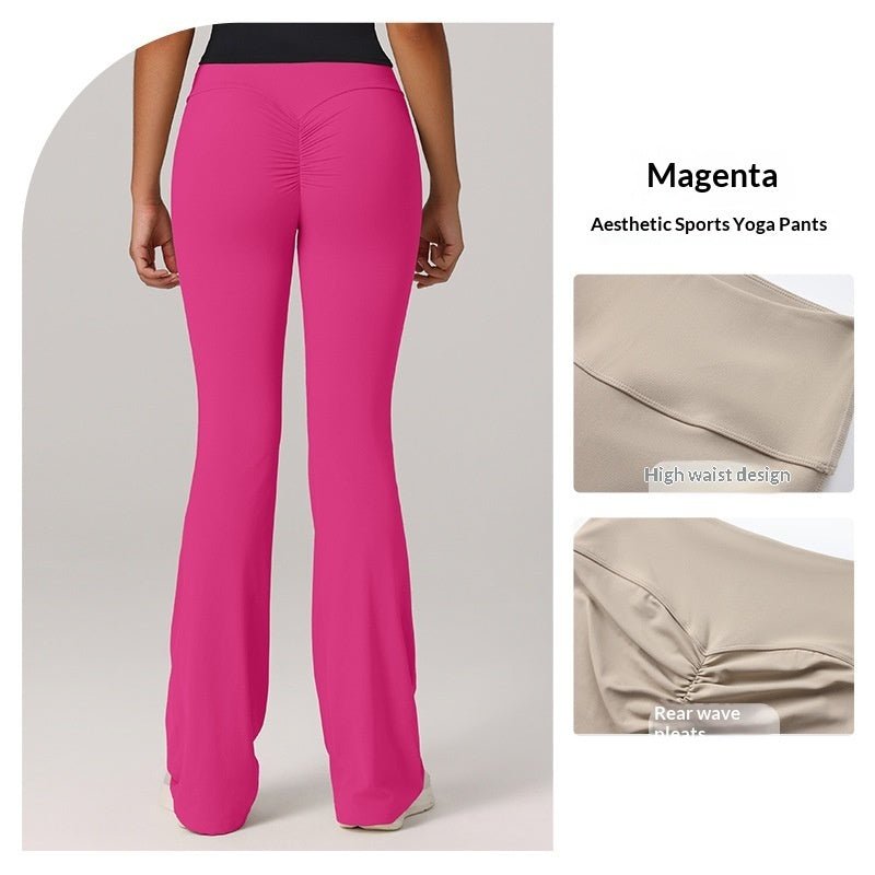 Butt - lifting Fitness Flared Yoga Running And Pilates Pants - LADYLINE X