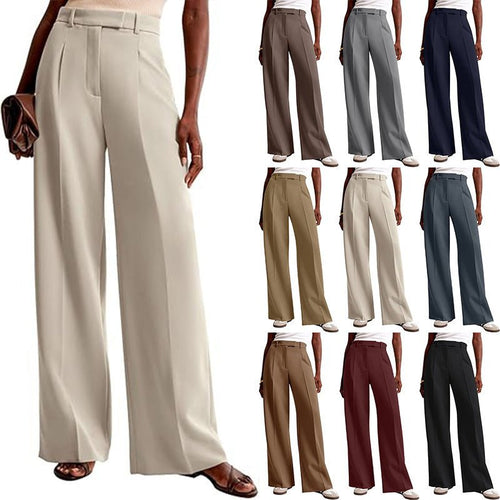 Casual Straight - Leg Business Suit Pants For Women - LADYLINE X