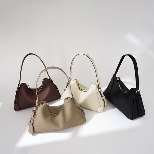 Cattlehide Leather Fashion Handbag - LADYLINE X