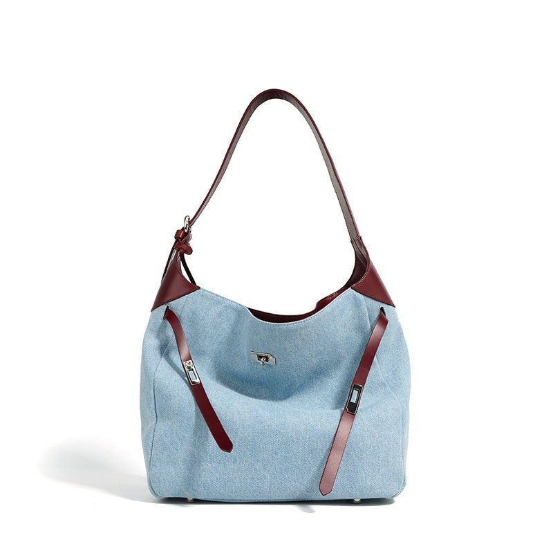 Cowhide Shoulder Tote Bag - LADYLINE X
