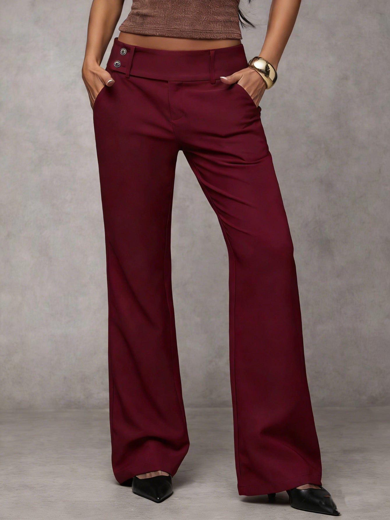 Draping Slimming And Height - enhancing Versatile Casual Workwear Suit Pants - LADYLINE X