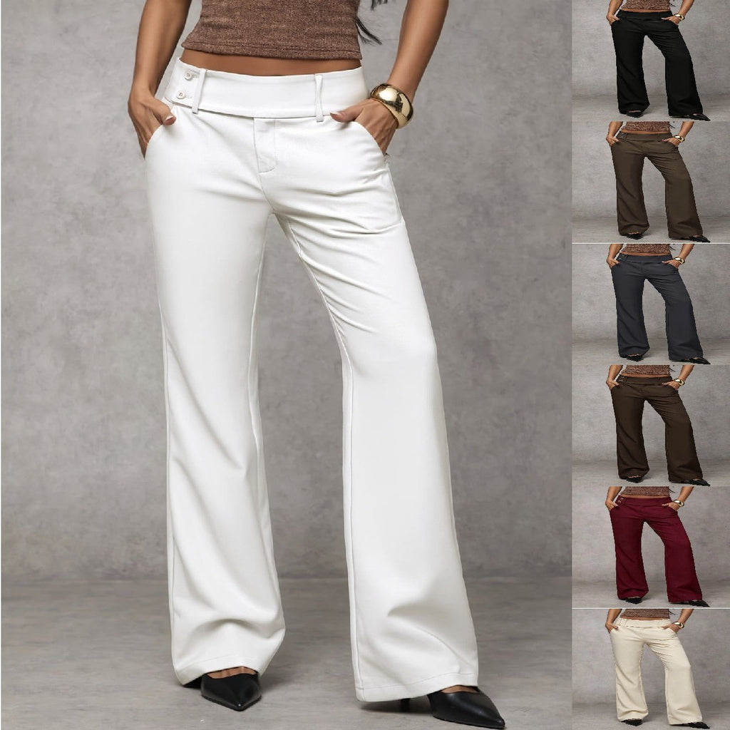 Draping Slimming And Height - enhancing Versatile Casual Workwear Suit Pants - LADYLINE X