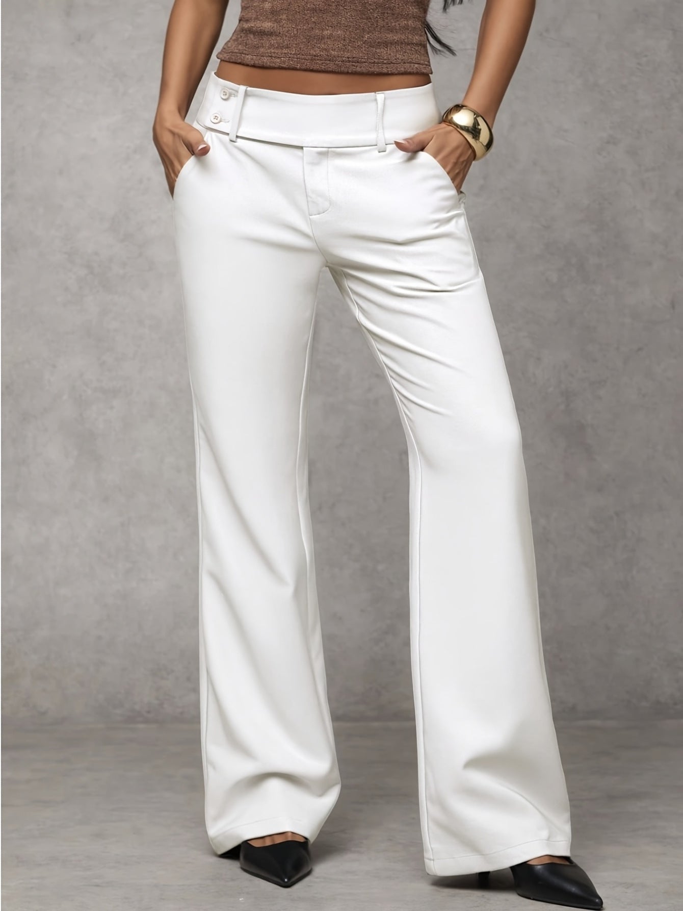 Draping Slimming And Height - enhancing Versatile Casual Workwear Suit Pants - LADYLINE X