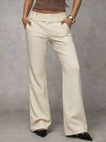 Draping Slimming And Height - enhancing Versatile Casual Workwear Suit Pants - LADYLINE X