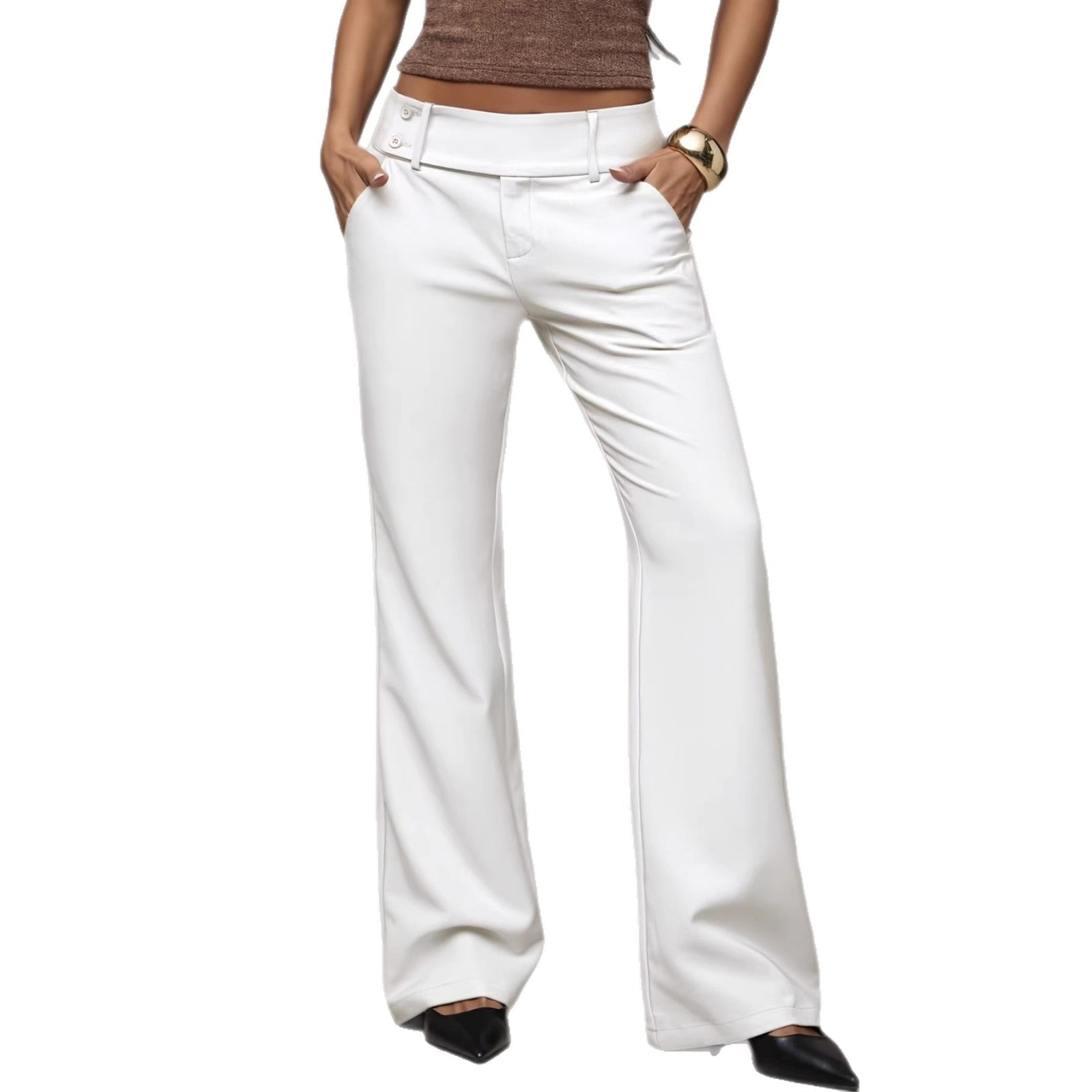 Draping Slimming And Height - enhancing Versatile Casual Workwear Suit Pants - LADYLINE X