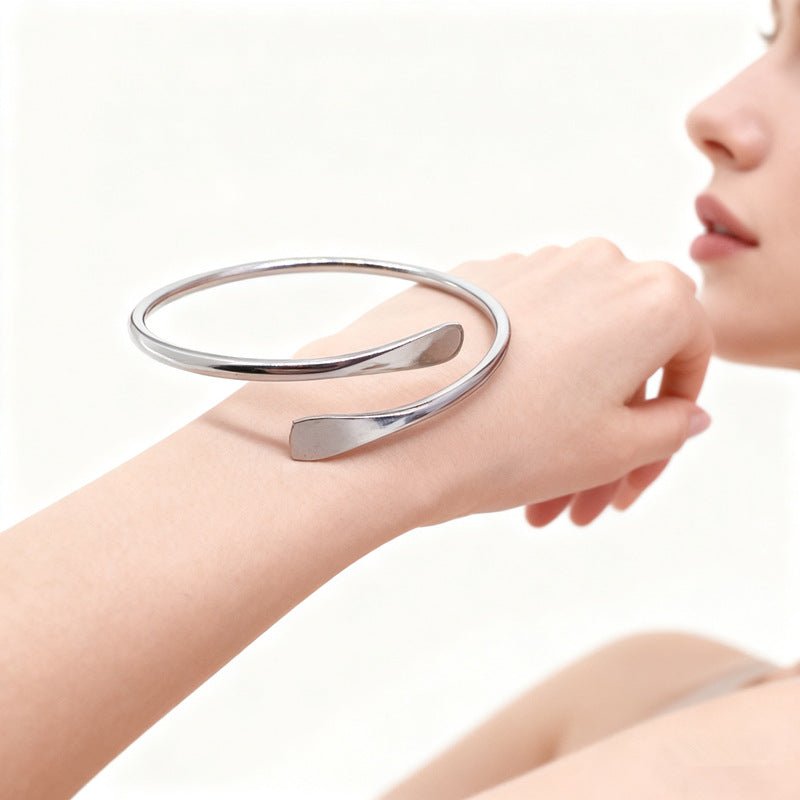 Edgy Punk - style Cross - border Bangle Bracelet - LADYLINE X