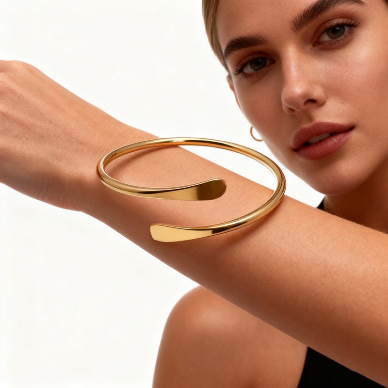Edgy Punk - style Cross - border Bangle Bracelet - LADYLINE X