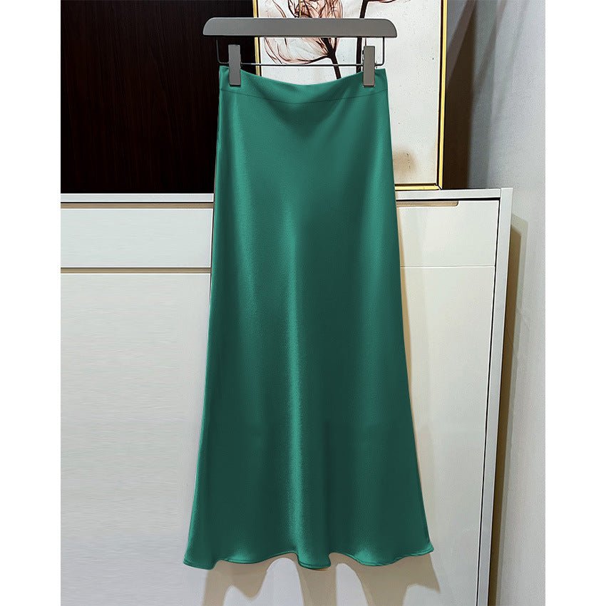 Elegant Draping High - waisted Skirt For Women - LADYLINE X