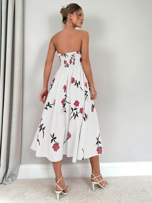 Elegant Line Women's A - Line Floral Print - LADYLINE X