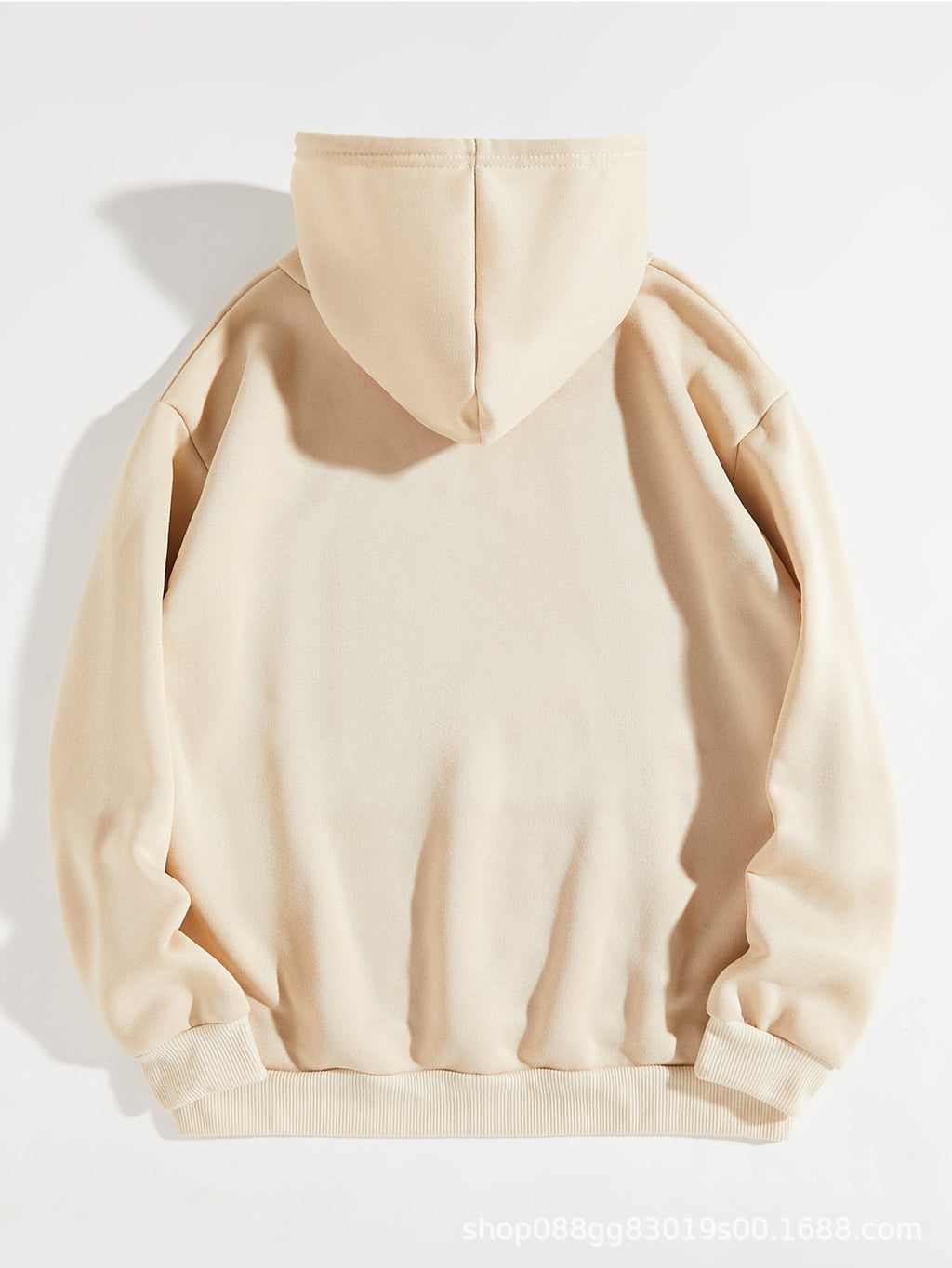 European And American - style Hooded Sweatshirt Solid - color Lettered Sweatshirt - LADYLINE X