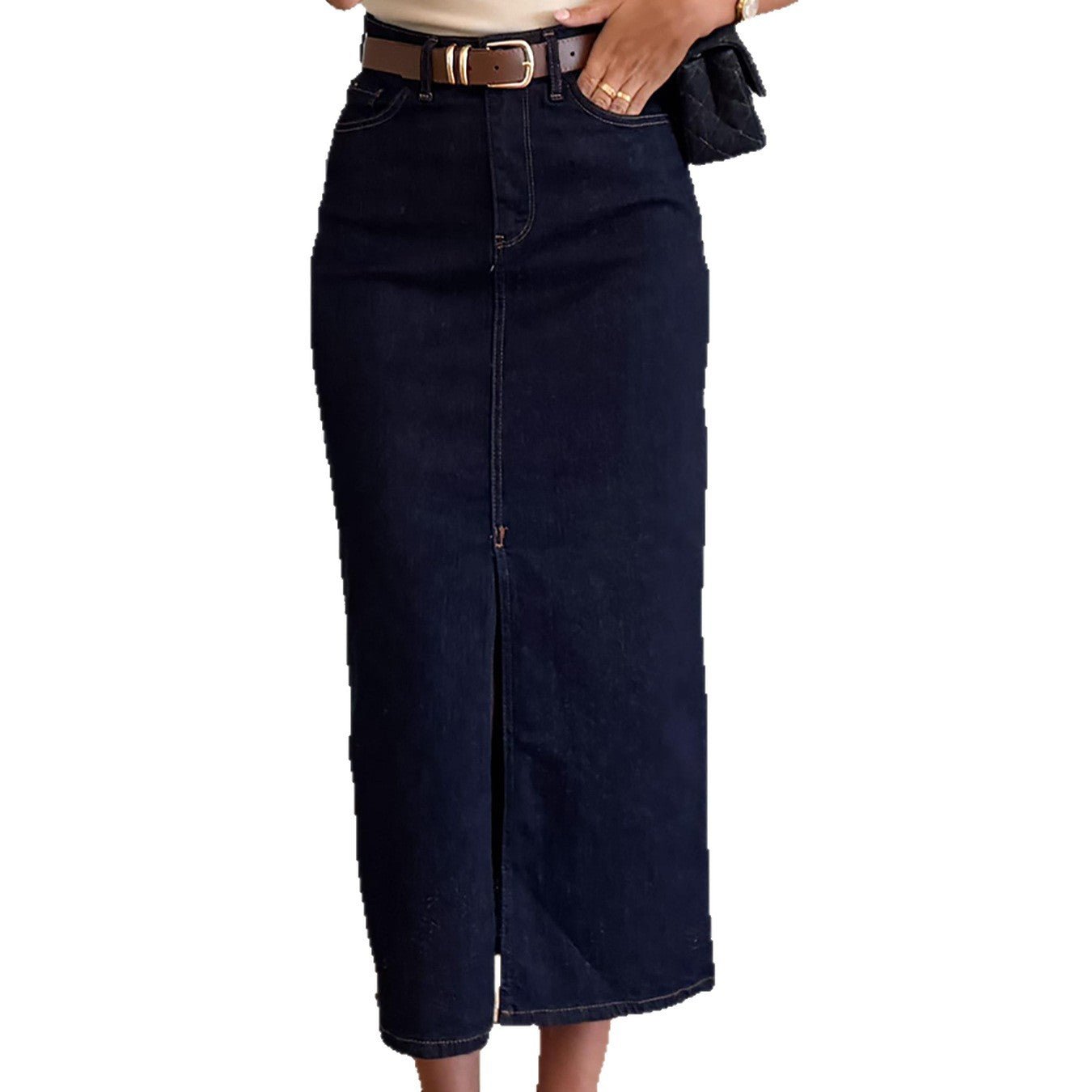 European And American Women's Fashion Casual Denim Skirt - LADYLINE X