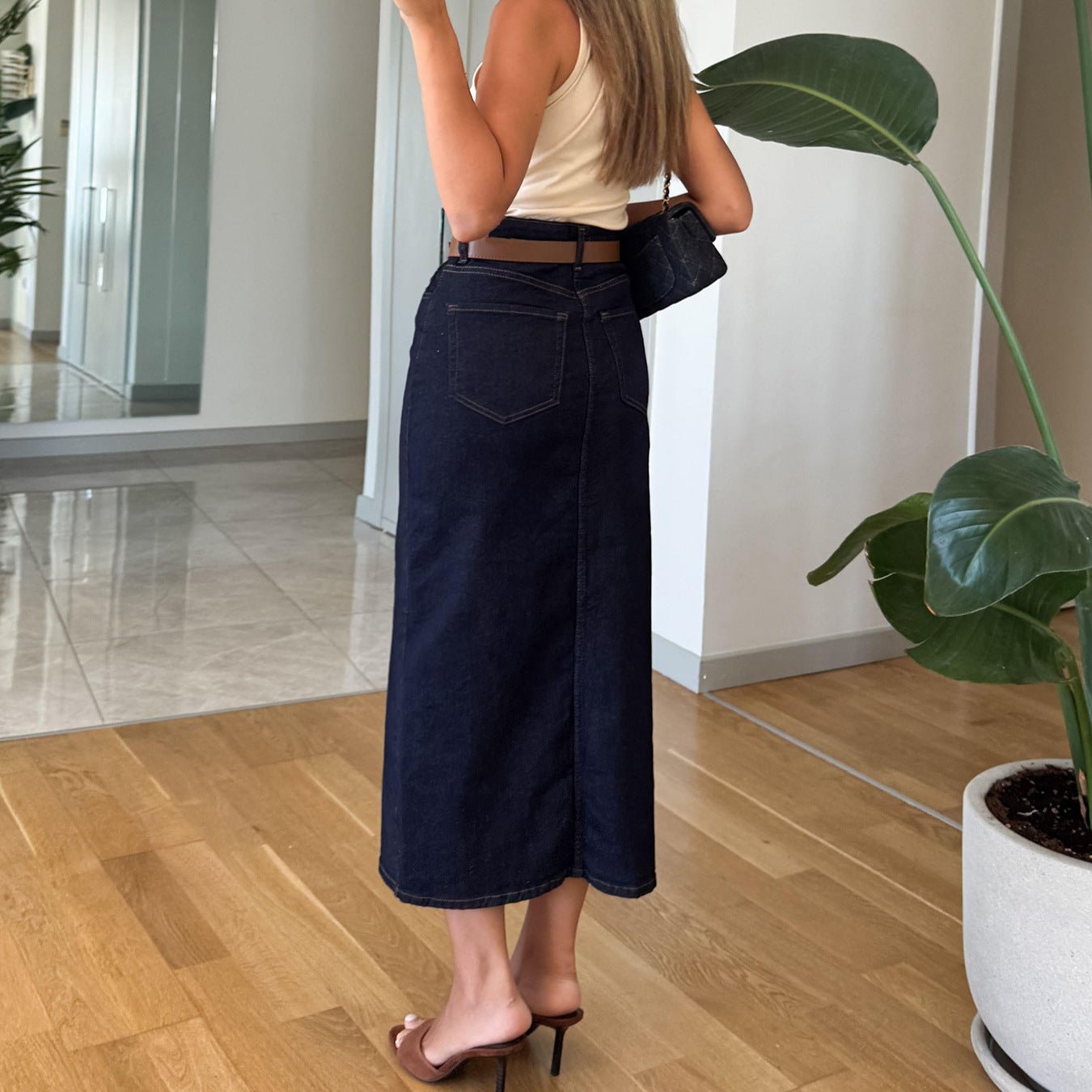 European And American Women's Fashion Casual Denim Skirt - LADYLINE X