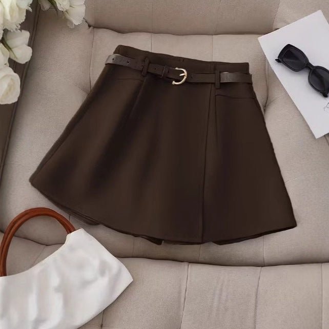 European And American Women's Solid - color Shorts - LADYLINE X