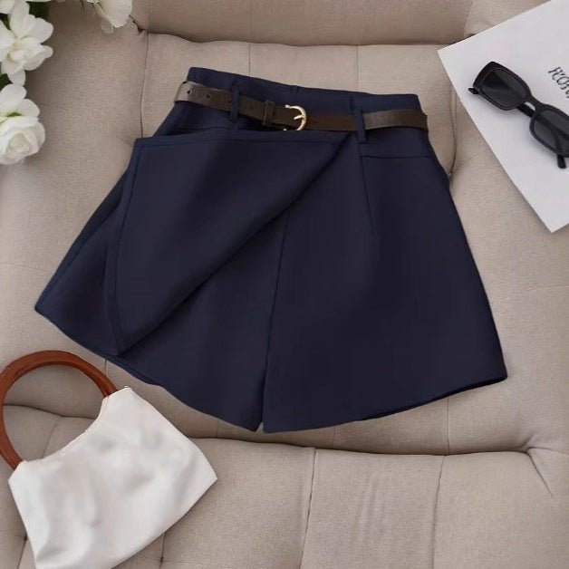 European And American Women's Solid - color Shorts - LADYLINE X