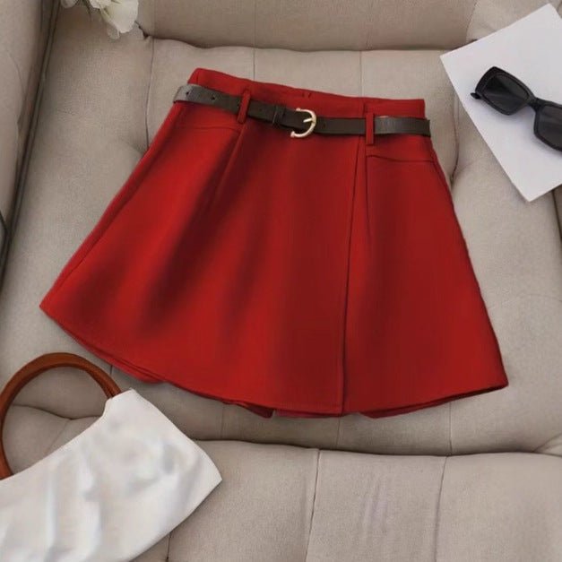 European And American Women's Solid - color Shorts - LADYLINE X