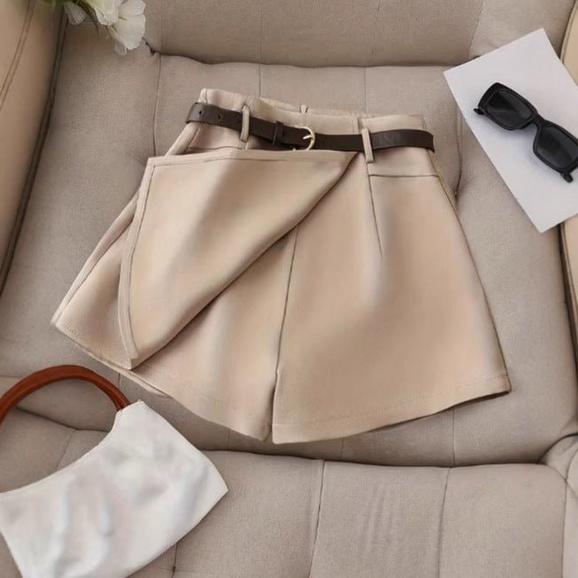 European And American Women's Solid - color Shorts - LADYLINE X