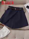 European And American Women's Solid - color Shorts - LADYLINE X