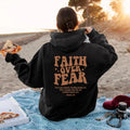 Faith Over Fear Hoodie Christian Sweatshirt Fashion Faith Shi - LADYLINE X