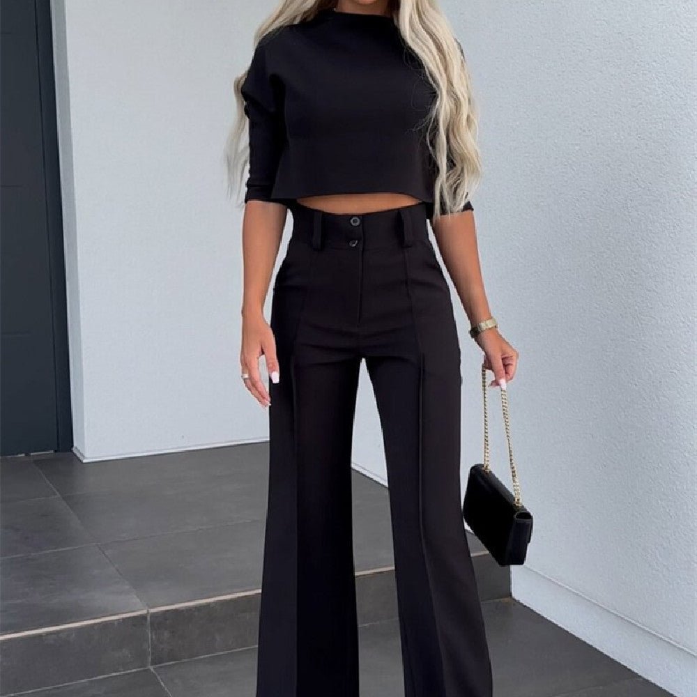 Fashion Tops High Waist Wide Leg - LADYLINE X