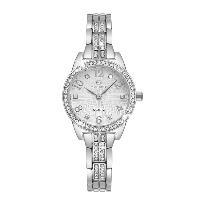 Fashion Waterproof Women's Jewelry Buckle Quartz Watch - LADYLINE X
