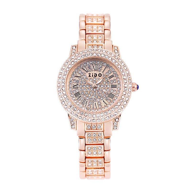 Fashionable Diamond - Encrusted Sports Watch For Women - LADYLINE X