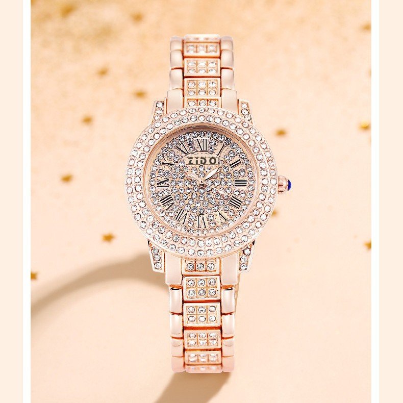 Fashionable Diamond - Encrusted Sports Watch For Women - LADYLINE X