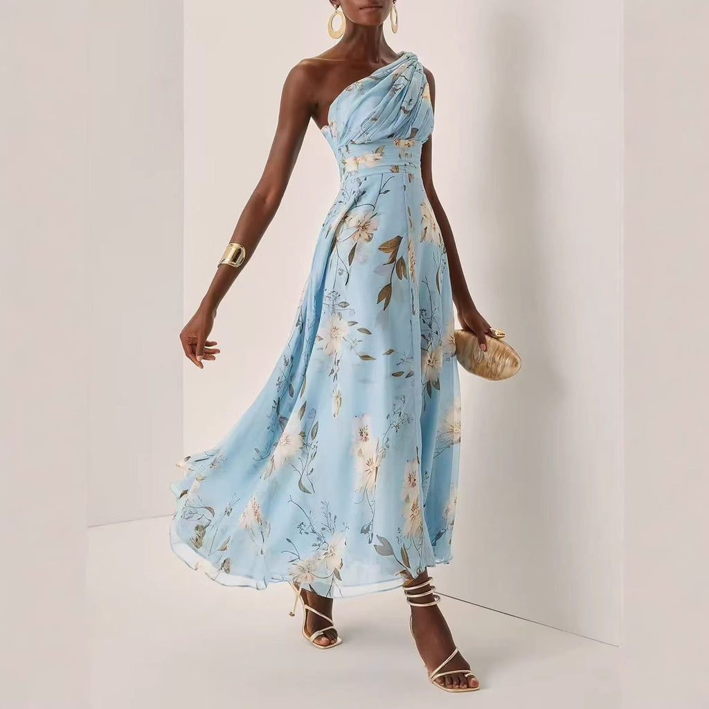 Fashionable Printed Maxi Dress - LADYLINE X