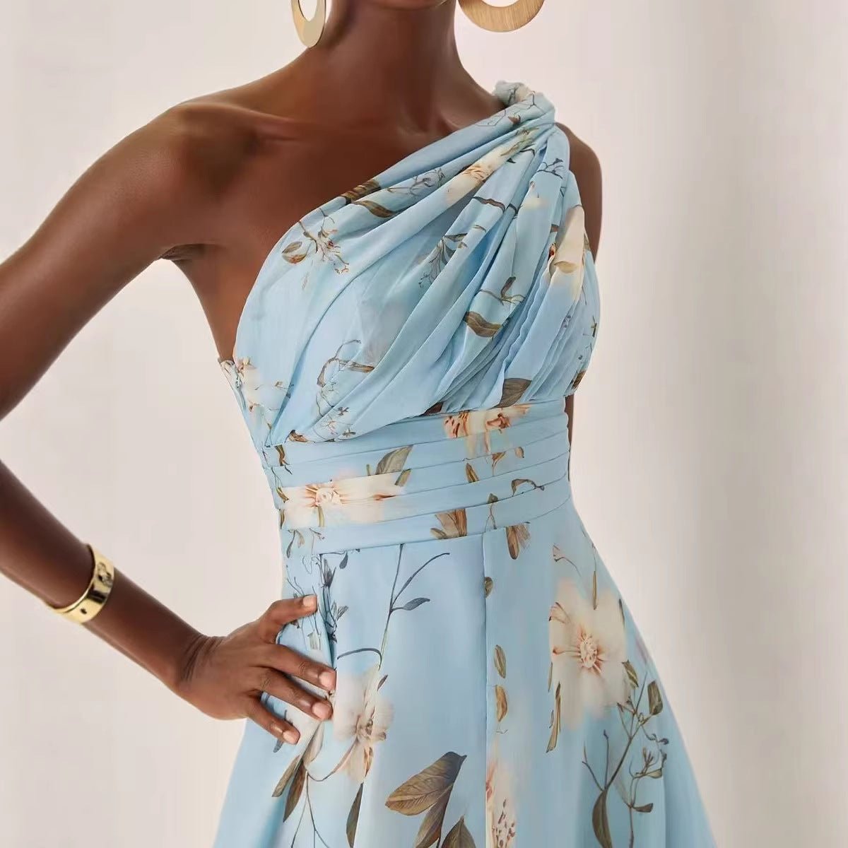 Fashionable Printed Maxi Dress - LADYLINE X