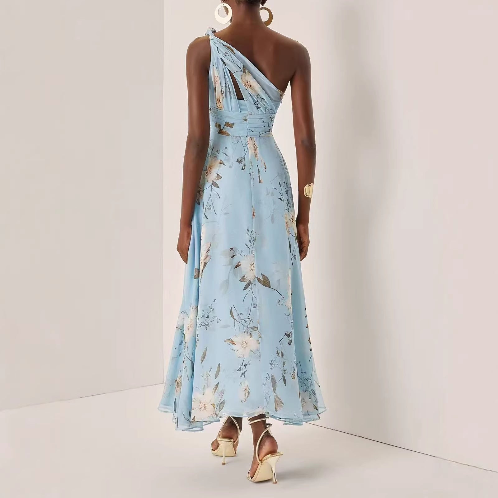 Fashionable Printed Maxi Dress - LADYLINE X