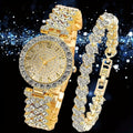 Fashionable Roman - Style Diamond - Encrusted Womens Watch - LADYLINE X