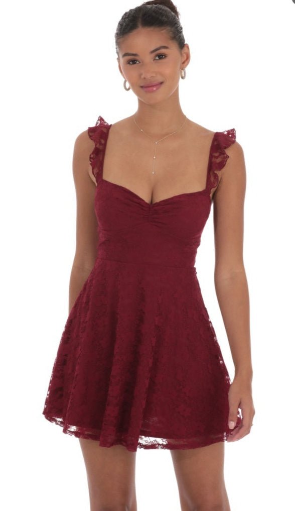 Fashionable Sexy Backless Lace Slip Dress For Women - LADYLINE X