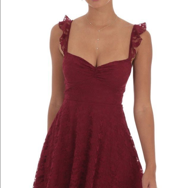 Fashionable Sexy Backless Lace Slip Dress For Women - LADYLINE X