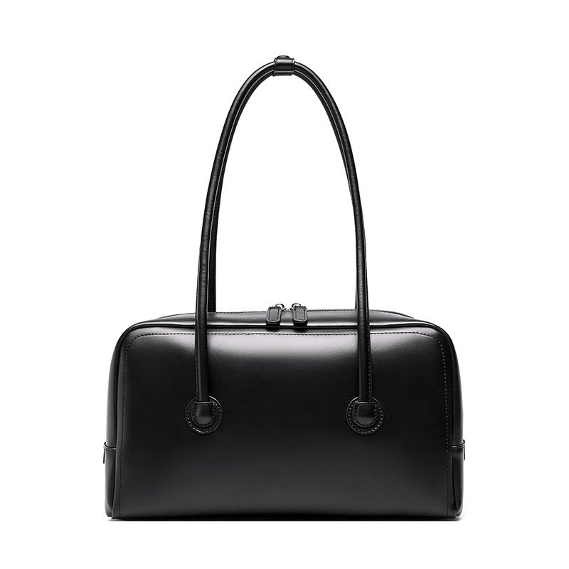 Genuine Leather Boston Women's Portable Shoulder Bag - LADYLINE X