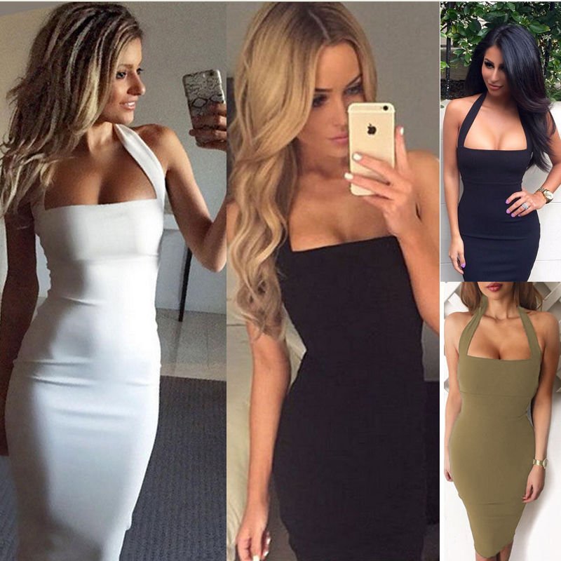 Halter sexy dress female - LADYLINE X
