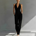 Halter Top And High - waisted Wide - leg Pants Casual Set - LADYLINE X