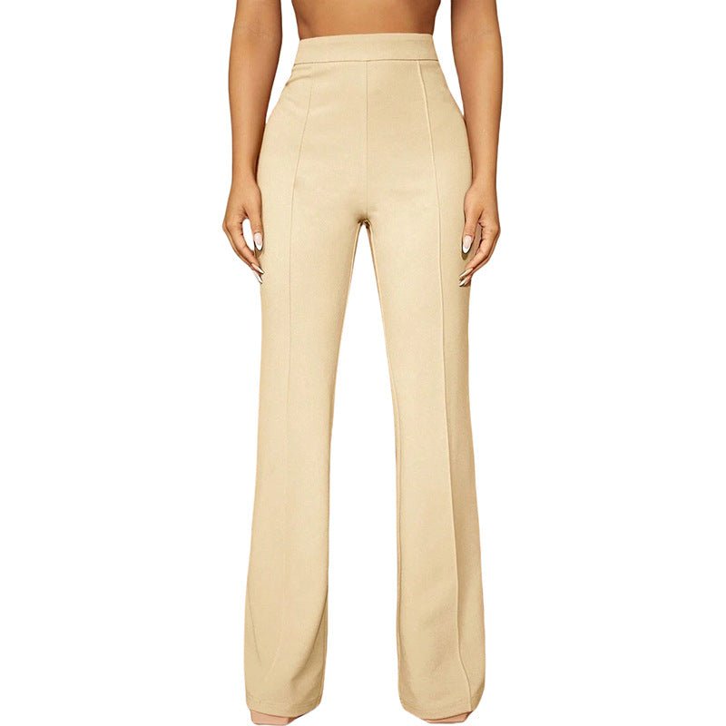 High Waist All - matching Fashion Business Commute Fall Women's Clothing Casual Business Pants Trousers - LADYLINE X