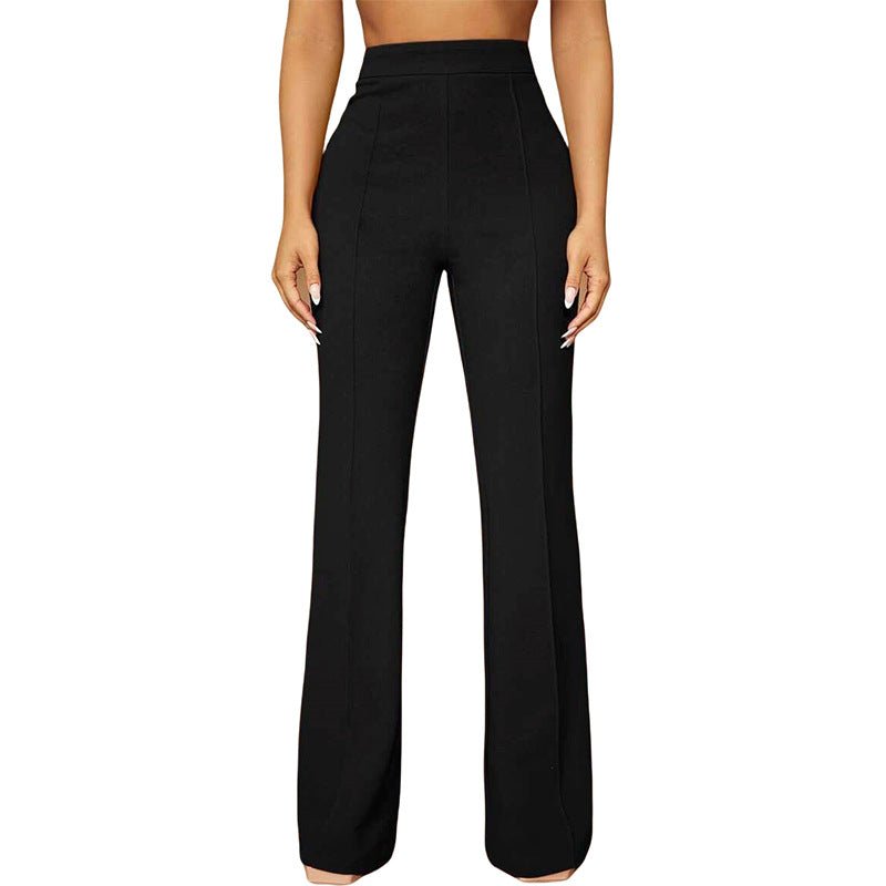 High Waist All - matching Fashion Business Commute Fall Women's Clothing Casual Business Pants Trousers - LADYLINE X