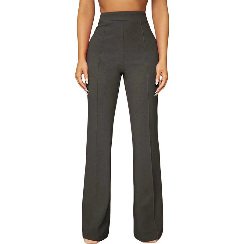 High Waist All - matching Fashion Business Commute Fall Women's Clothing Casual Business Pants Trousers - LADYLINE X
