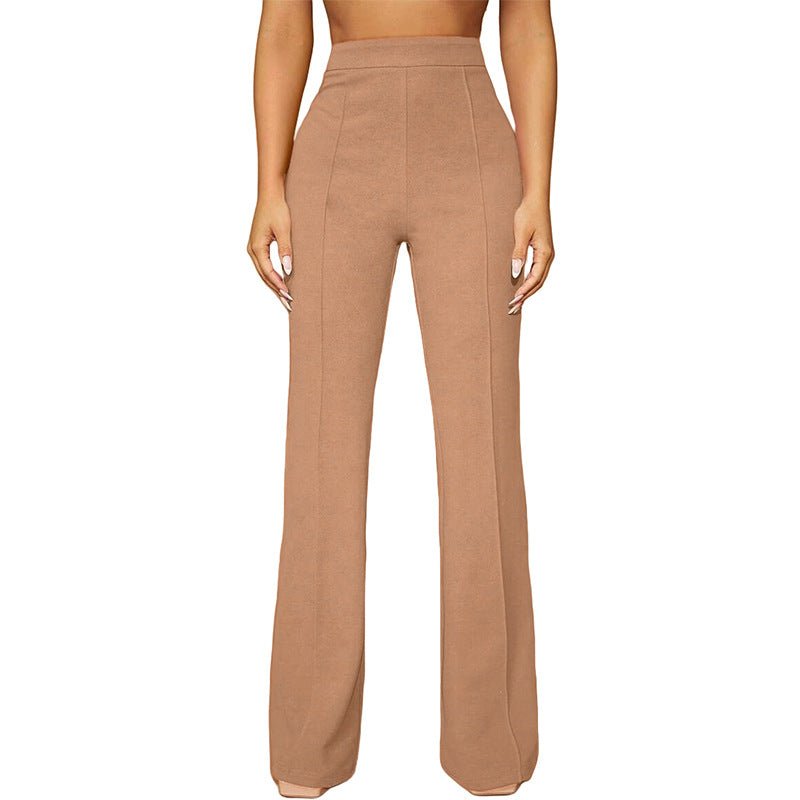 High Waist All - matching Fashion Business Commute Fall Women's Clothing Casual Business Pants Trousers - LADYLINE X