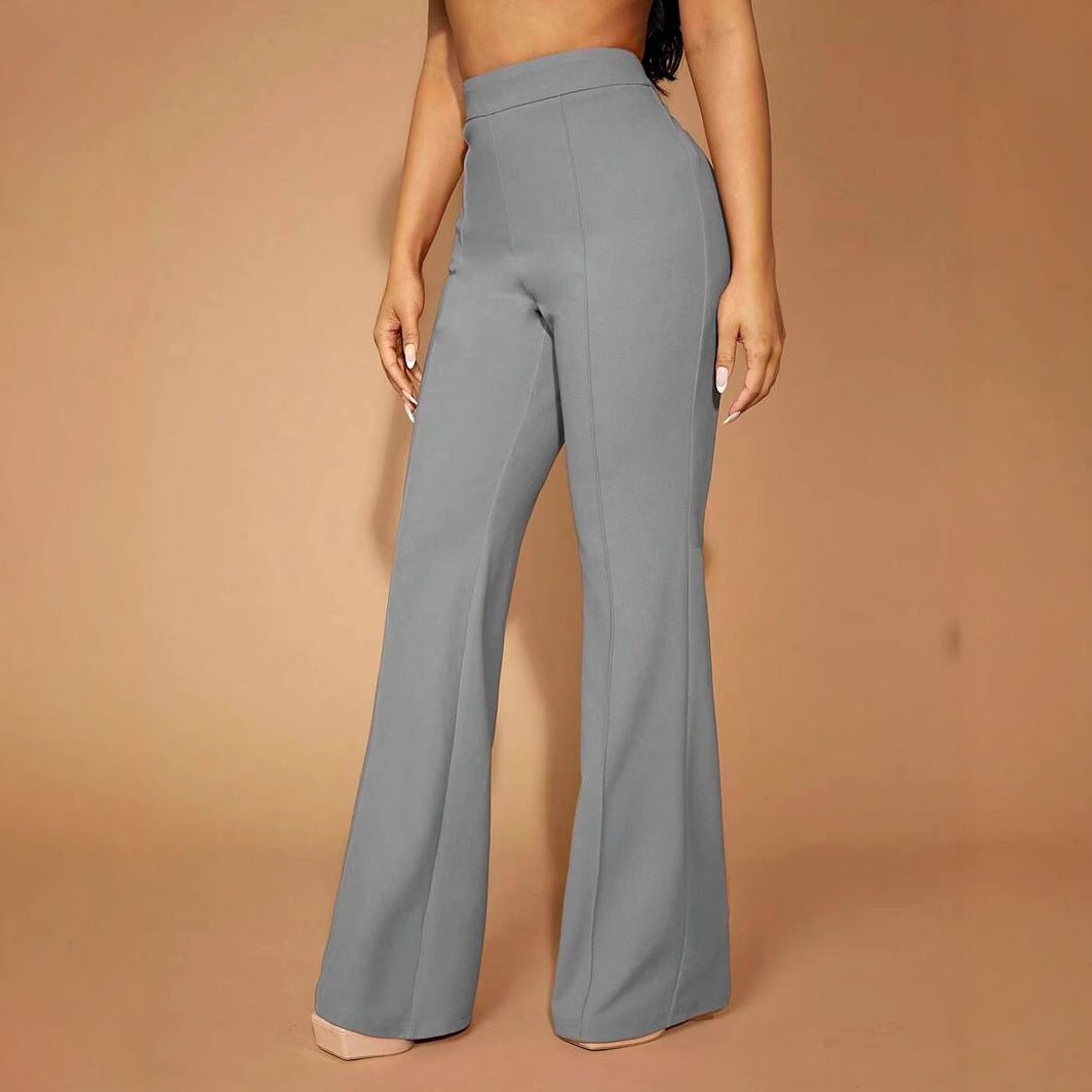 High Waist All - matching Fashion Business Commute Fall Women's Clothing Casual Business Pants Trousers - LADYLINE X