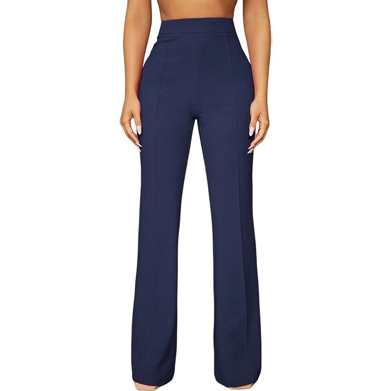 High Waist All - matching Fashion Business Commute Fall Women's Clothing Casual Business Pants Trousers - LADYLINE X
