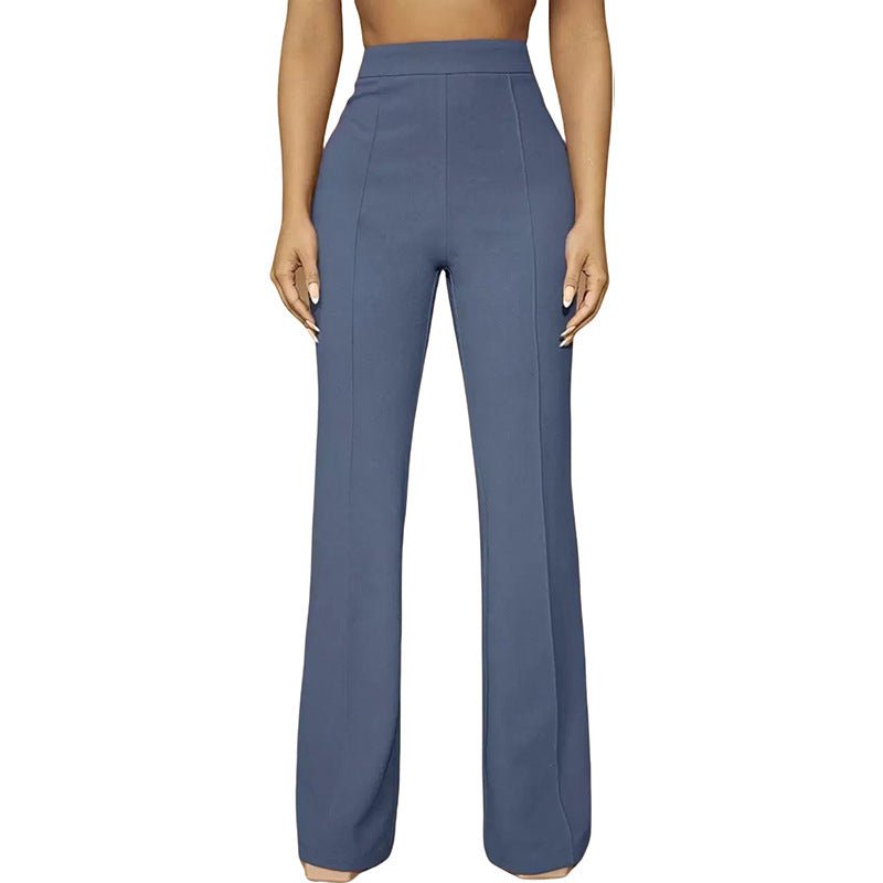 High Waist All - matching Fashion Business Commute Fall Women's Clothing Casual Business Pants Trousers - LADYLINE X
