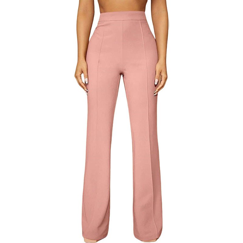 High Waist All - matching Fashion Business Commute Fall Women's Clothing Casual Business Pants Trousers - LADYLINE X