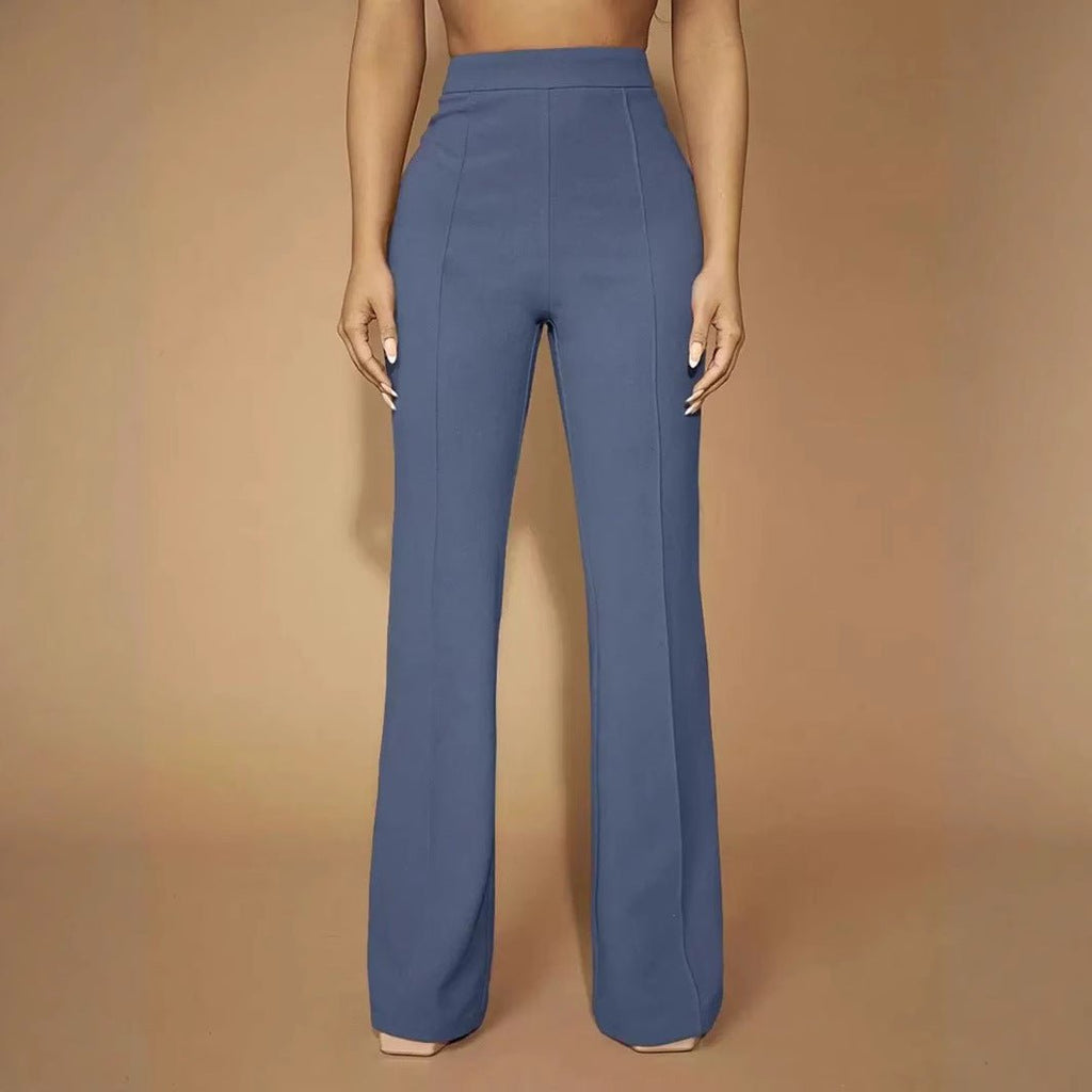 High Waist All - matching Fashion Business Commute Fall Women's Clothing Casual Business Pants Trousers - LADYLINE X