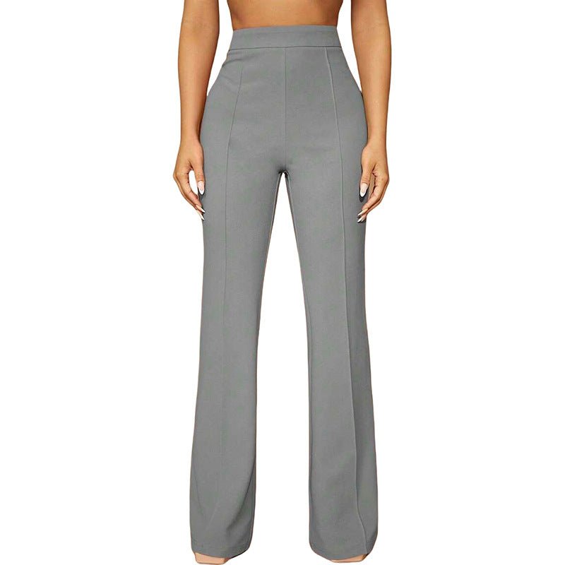 High Waist All - matching Fashion Business Commute Fall Women's Clothing Casual Business Pants Trousers - LADYLINE X