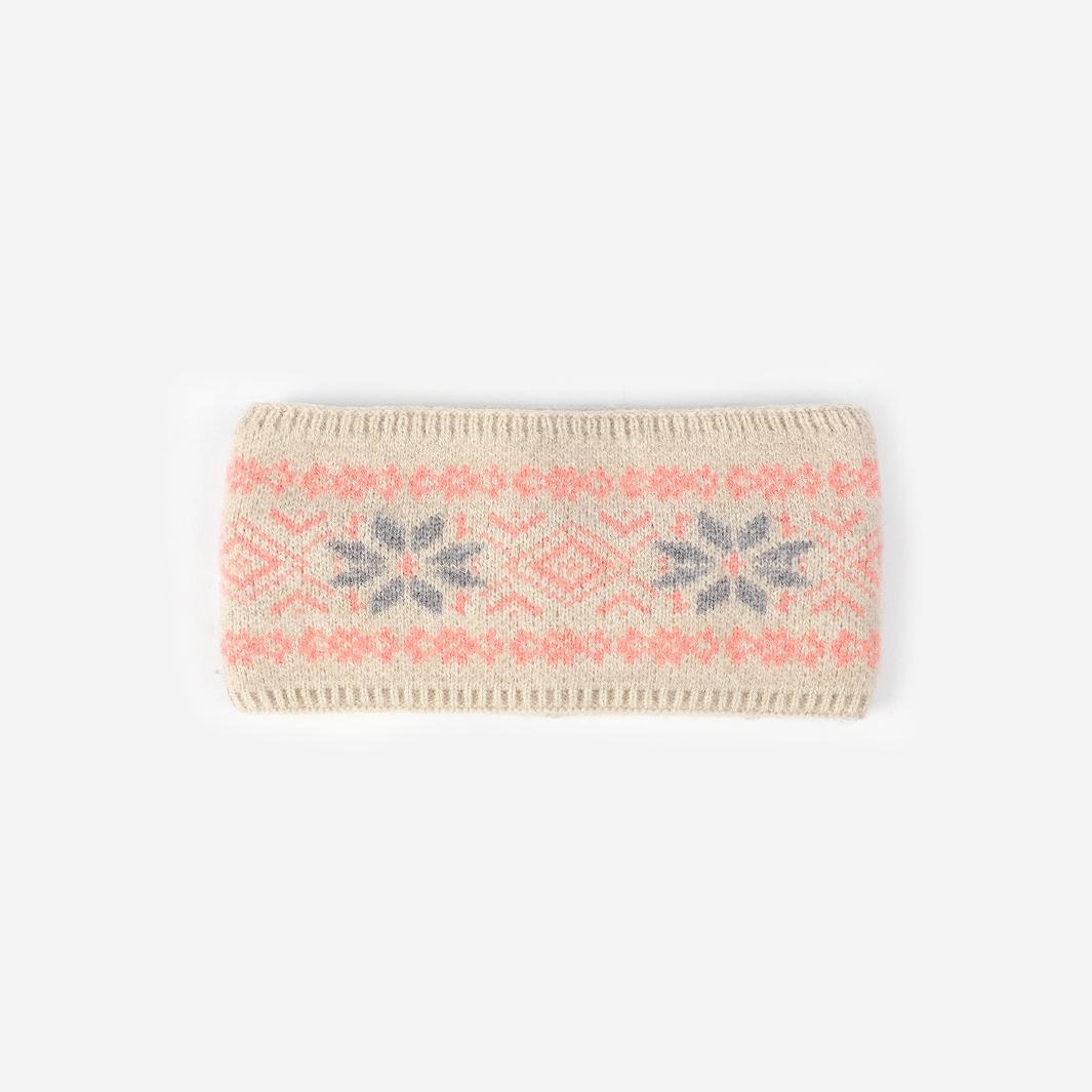 Knitted Hairband With A Wide Brim - LADYLINE X