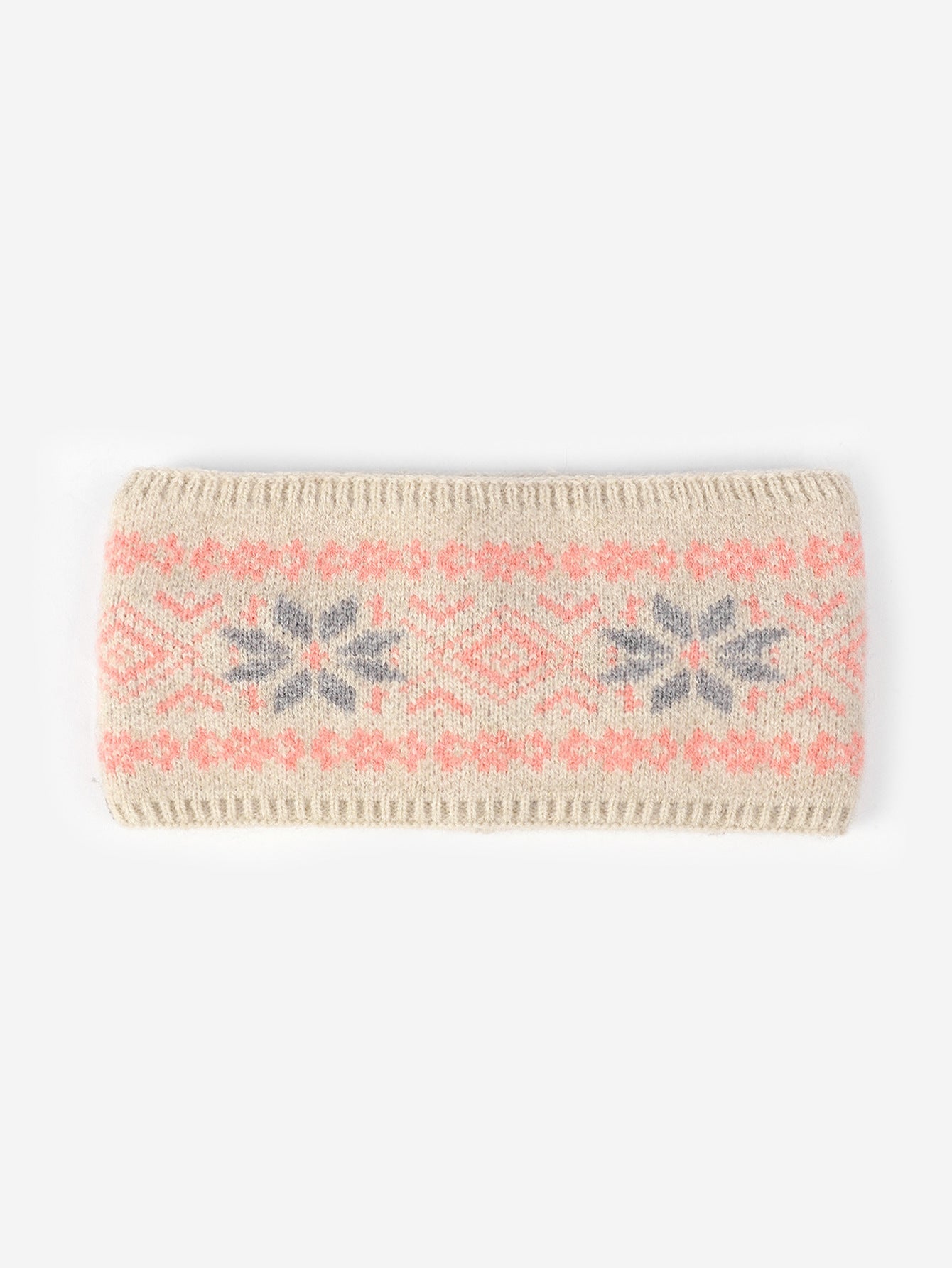 Knitted Hairband With A Wide Brim - LADYLINE X
